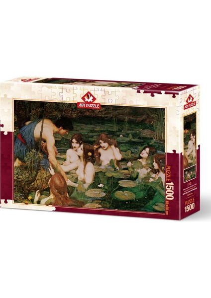 Hylas ve Su Perileri 1896 1500 Parça Puzzle