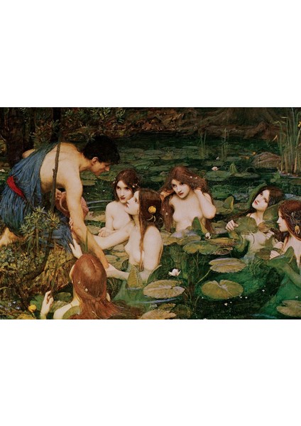 Hylas ve Su Perileri 1896 1500 Parça Puzzle