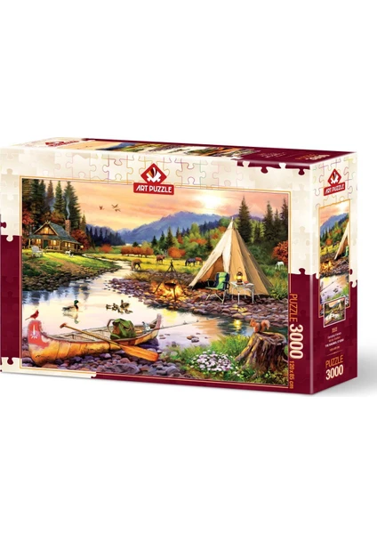 Art Puzzle Kamp Dostları 3000 Parça Puzzle