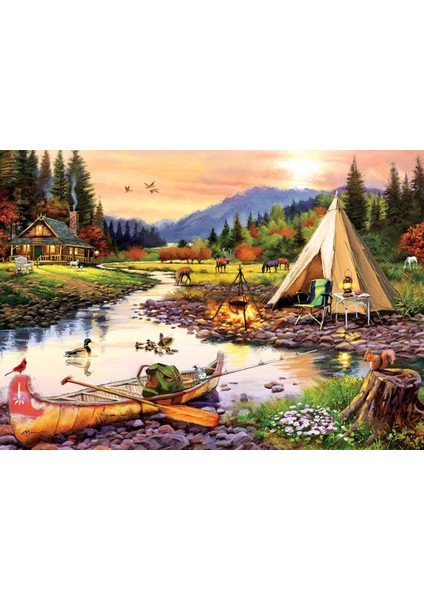 Kamp Dostları 3000 Parça Puzzle