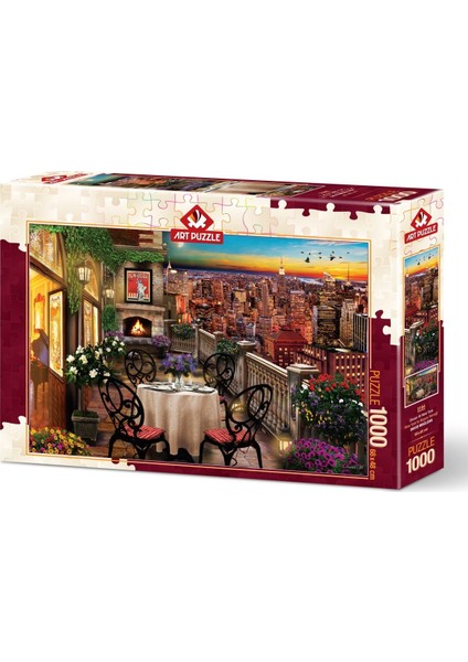 Art Puzzle 1000 Parça New York'Ta Akşam Yemeği 5184