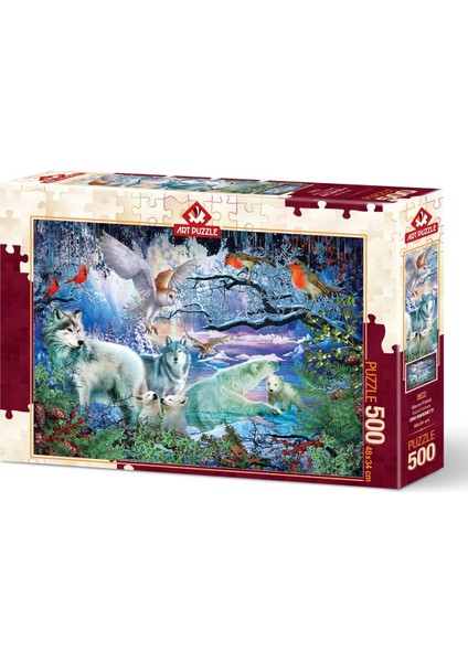 Buzul Ormanı 500 Parça Puzzle