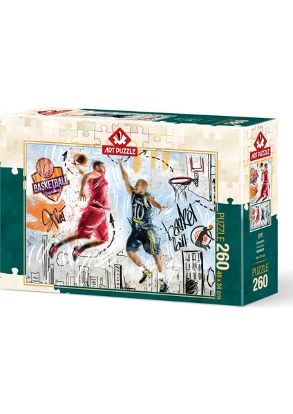 Art Puzzle Basketbol 260 Parça Unisex Çocuk Puzzle