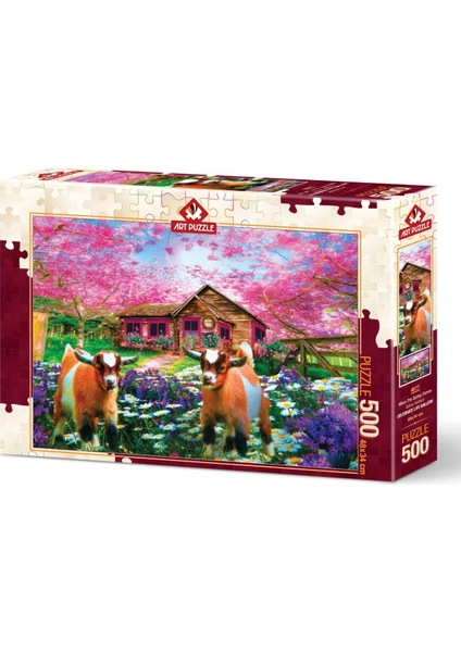 Art Puzzle Bahar Gelince 500 Parça Unisex Çocuk Puzzle