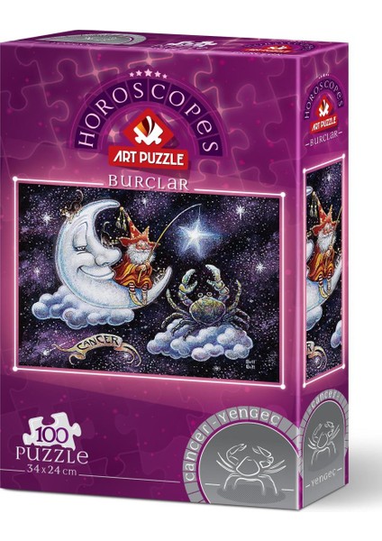 Art Puzzle Yengeç  Burcu 100 Parça Puzzle