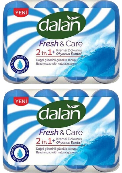 Fresh&care 2 In 1 Kremsi Dokunuş Okyanus Esintisi Güzellik Sabunu 2 Paket