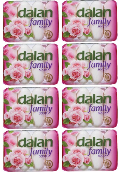Family Sabun Gül 280 gr 8 Paket