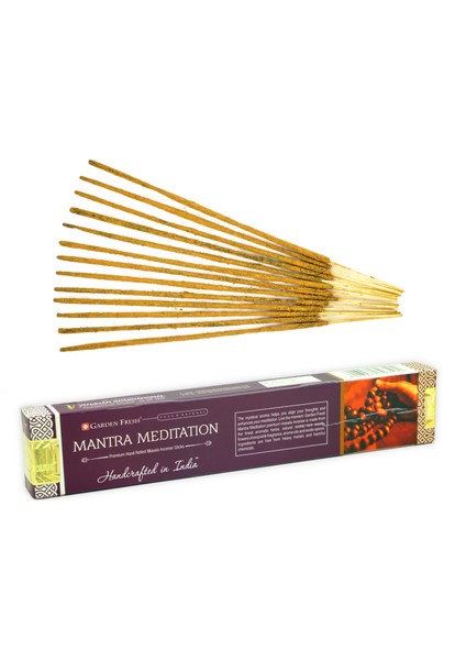 Mantra Meditation Mantra Meditasyonu Organik Stick Tütsü