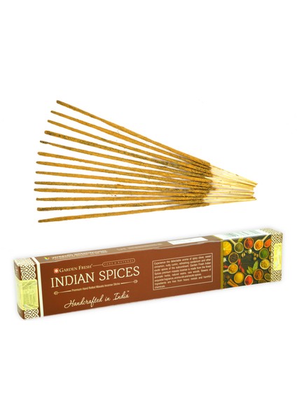 Indian Spices Hindistan Baharat Organik Stick Tütsü