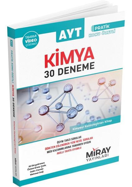 AYT Kimya 30 Denemesi