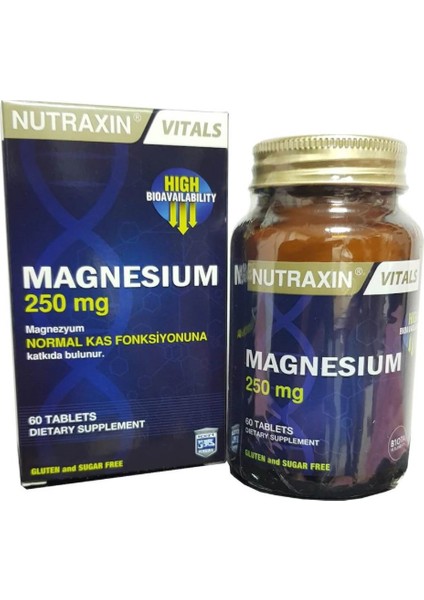 Magnesium 250 Mg 60 Tablet