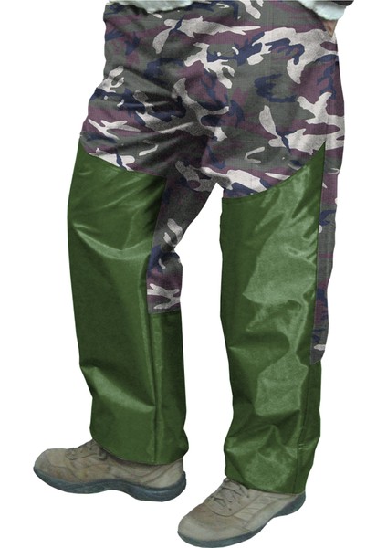 103 Kamuf.yeşil+Cordura Haki Kaplı - Av Pantolonu-17