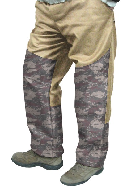 103 Kumaş Bej+Cordura Kamf.puzzle Kaplı - Av Pantolonu-25