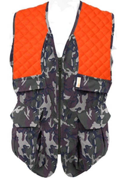 05 Yeşil Kamf + Turuncu Darbelik - Av Yeleği-0166