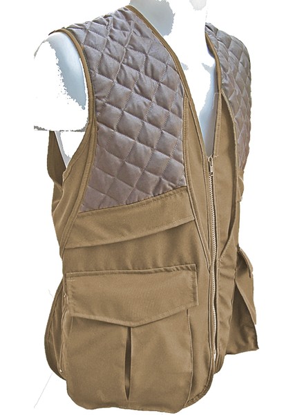 03 Düz Renk + Suni Deri Darbelik - Av Yeleği-0004