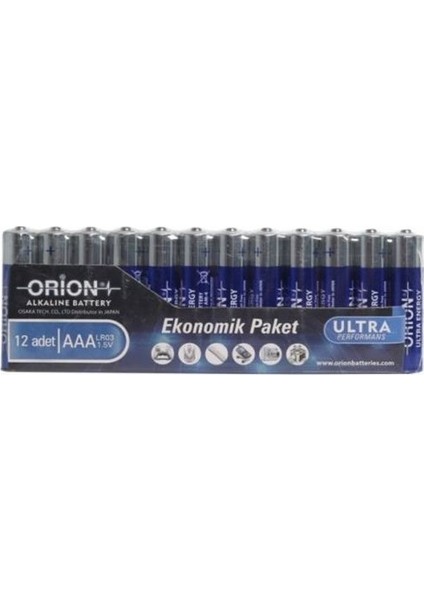 LR06 Aaa Ince Kalem Pil 12'li fiyatları