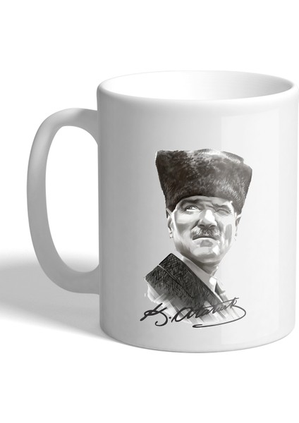 Kişiye Özel Atatürk Kupa Bardak 005