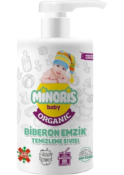 Baby Organik Biberon Emzik Temizleyici 500 ml 3'lü Set