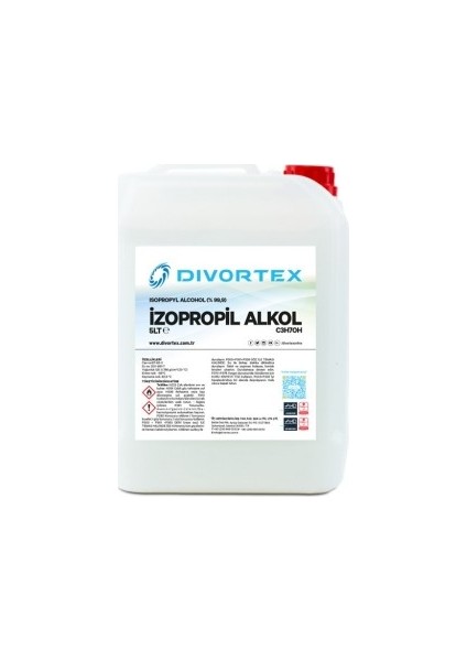 Ipa Izopropil Alkol C3H70H 5 lt 3.94 kg