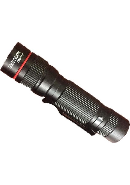 El Feneri Kamp Feneri Zoomlu Metal Mini LED Cep El Feneri