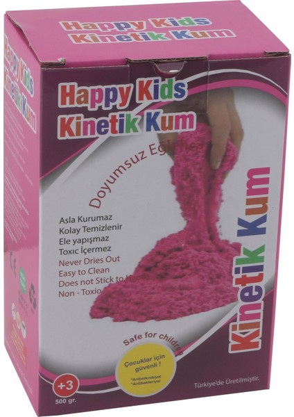 Pembe Kinetik Kum 500 gr Paket