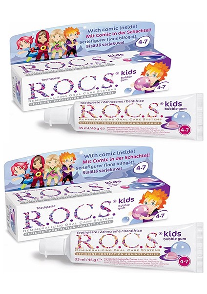Kids Diş Macunu 35 ml - 2 Adet