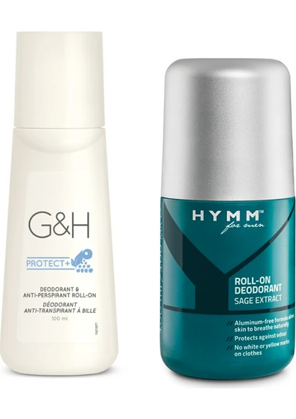 Hymm Roll-On Deodorant + Terlemeye Karşı Koku Giderici Roll-On