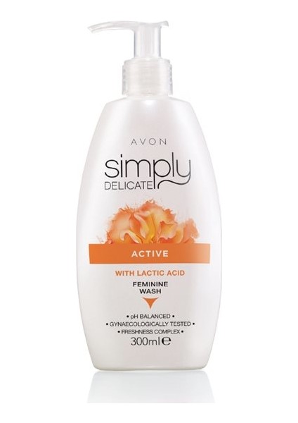 Simply Delicate Active Hijyenik Bölge Temizleyici Laktik Asit