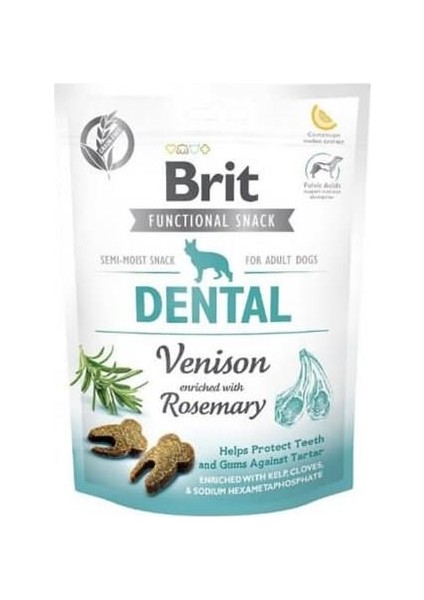 Functional Snack Dental Geyik Etli ve Biberiyeli Köpek Ödül Maması 150 gr