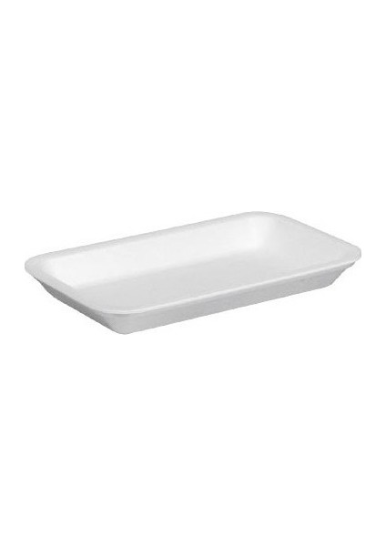 Plastik Köpük Tabak 1000 gr 250'li 18 x 13 cm