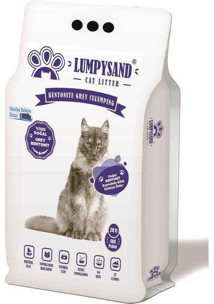 Cat Litter Marsilya Sabunlu Kedi Kumu İnce Taneli 20 lt