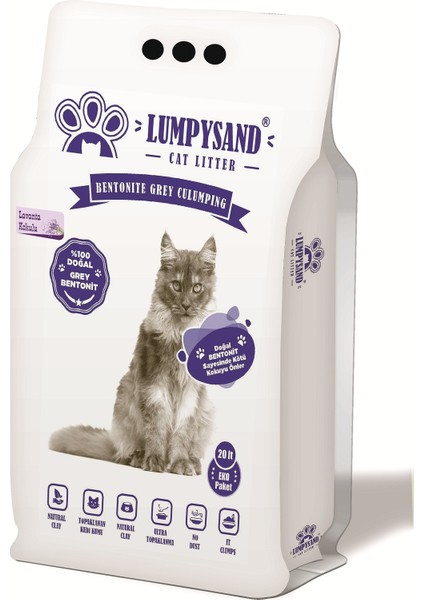 Cat Litter Lavander Kedi Kumu İnce Taneli 20 lt