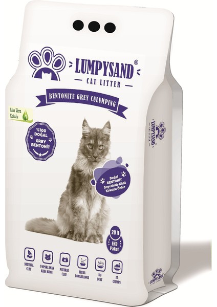 Cat Litter Aloe Vera Kedi Kumu İnce Taneli 20 lt
