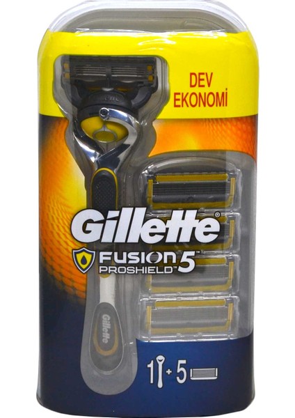 Fusion5 Proshield Tıraş Makinesi + 5 Yedek Bıçak