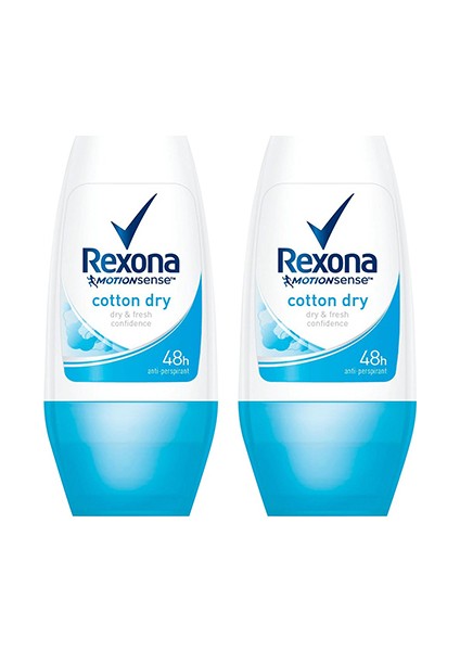 Cotton Kadın Roll-On Deodorant 50 ml x 2 Adet