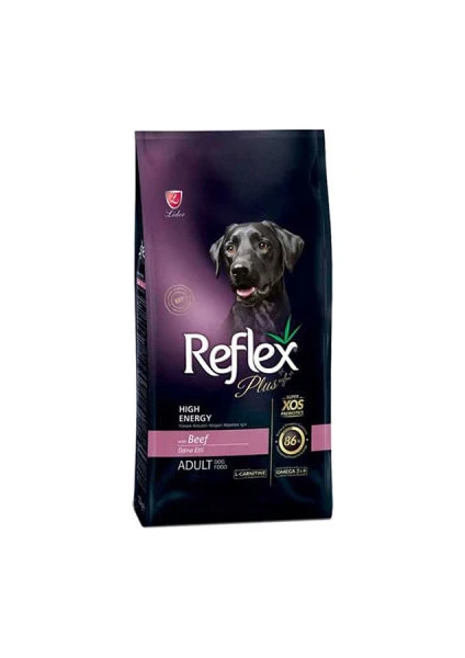 Reflex Plus Yüksek Enerjili Biftekli Köpek Maması 15 kg