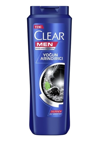 Men Yoğun Arındırıcı Kömürlü Şampuan 350 ml 3'lü