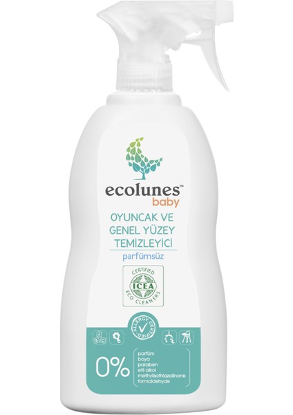 Ecolunes Baby Oyuncak ve Yüzey Temizleyici 300 ml