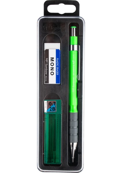 Sh-300 Grip N.0,7 mm Plastik Kutulu Set - Neon Yeşil
