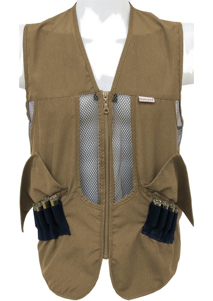 12 Apart File Haki + Düz Renk Yelek - Av Yeleği-0028