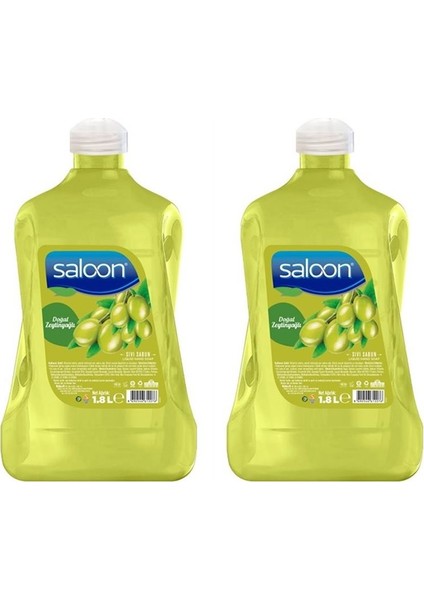 Sıvı Sabun Doğal Zeytinyağlı 1,8 l 2'li