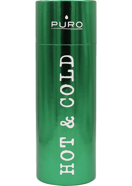 Hot&Cold Paslanmaz Çelik Termos Mat Metalik Yeşil 500 ml modelleri
