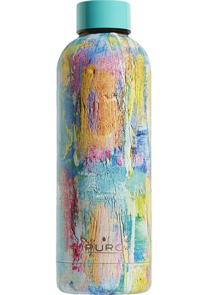 Hot&Cold Paslanmaz Çelik Termos Parlak Street Paint Desenli 500 ml