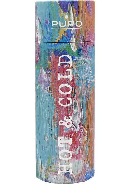 Hot&Cold Paslanmaz Çelik Termos Parlak Street Paint Desenli 500 ml modelleri