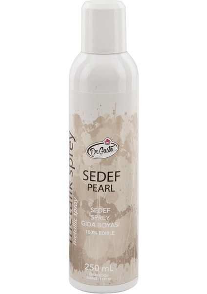 Sprey Gıda Boyası Sedef 250 ml