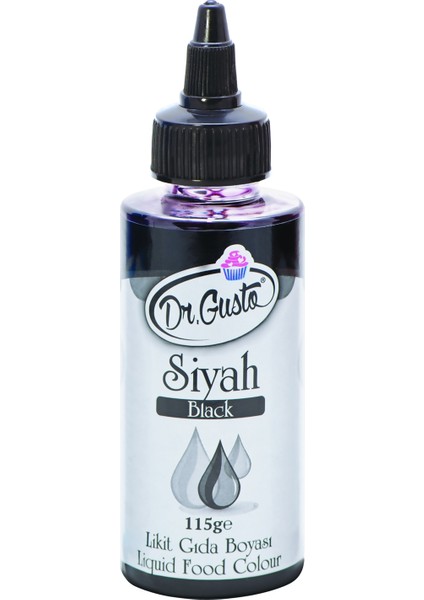 Sıvı Gıda Boyası 115 gr Siyah