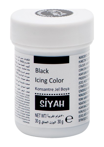 Jel Gıda Boyası Siyah 30 gr