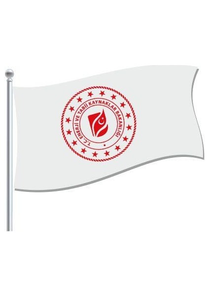 Enerji ve Tabii Kaynaklar Bakanlığı Gönder Bayrağı 70 x 105 cm