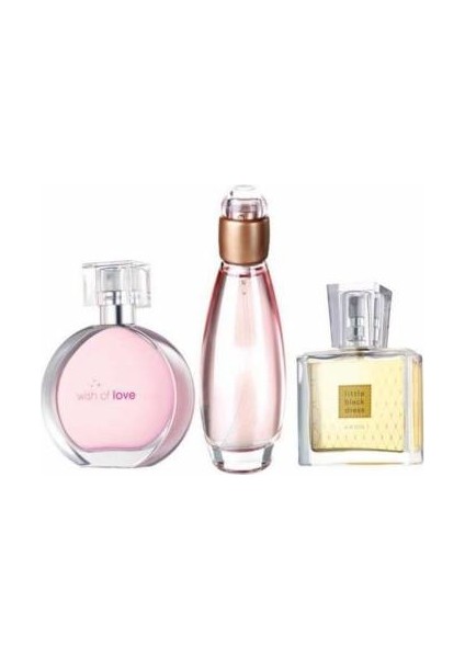 Celebre 50 ml Edt+Wish Of Love 50 ml Edt+Little Black Dress 30 ml Edt 3lü Kadın Set