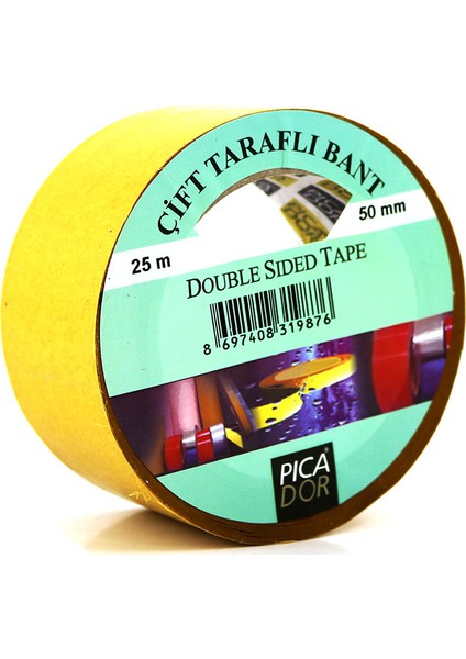 Çift Taraflı Bant 50 mm x 25 mt